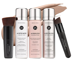 Jerome Alexander MagicMinerals airbrush foundation bottle offering breathable, buildable coverage.