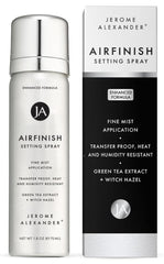 Jerome Alexander MagicMinerals AirFinish setting spray bottle for all-day makeup hold