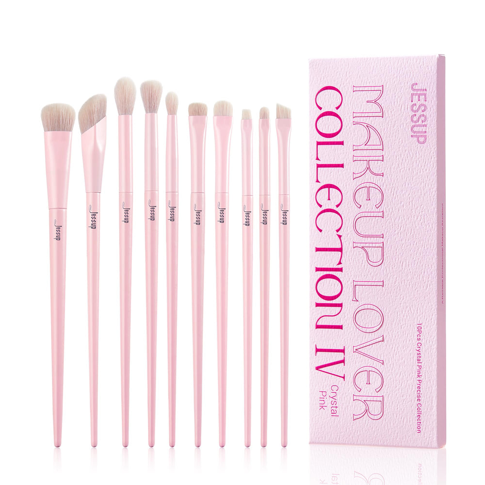 Jessup Eyeshadow Brush Set pink collection for flawless color application and blending.