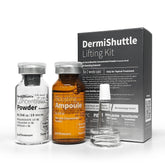 JeuDemeure DermiShuttle serum bottle demonstrates dermal delivery for smoother skin.