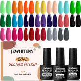 JEWHITENY 23pcs gel color bottles display for versatile manicures
