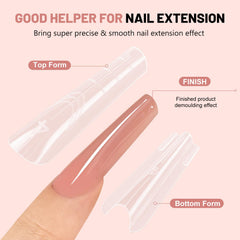 JEWHITENY transparent dual forms close-up shows easy demolding with clean lines