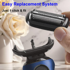 JGEATO Series 5 head easy-click install for quick replacement.