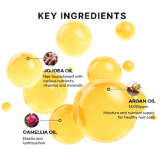 JHP Moroccan Argan Serum supports smoother frizz-control for rough hair