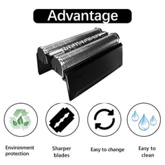 JIANCENGYU 52B replacement head packaging for Braun Series 5 shows easy install.