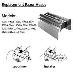 JIANCENGYU Braun Series 5 compatibility highlights easy blade refresh