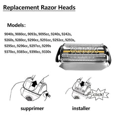 JIANCENGYU 92S compatible with Series 9 for versatile razor heads