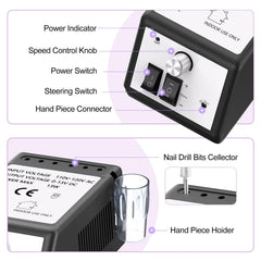 JIASHENG compact design fits on your desk for easy home or salon use