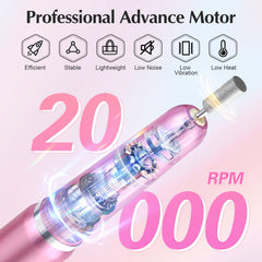 JIASHENG Nail Drill speed control with adjustable rpm