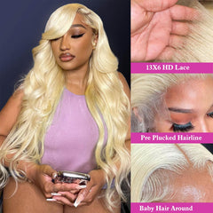 JIEDAOKOU 13x6 body wave wig with 200 density adds fullness.