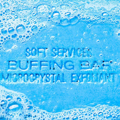 JIGME CALA SOFT.SERVICESS microcrystal exfoliation close-up showing KP-friendly exfoliation.
