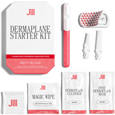 Jill Dermaplane Starter Kit in rose packaging showing beginner-friendly setup for at-home dermaplaning
