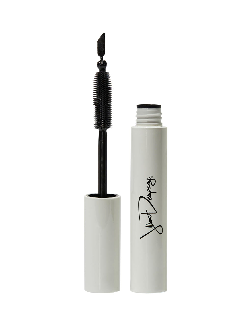 Jillian Dempsey FLYK Trick Mascara with 90-degree stamp for precise winged liner and lash lift