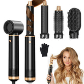 JINYAWA 5-in-1 hair dryer brush in action for versatile styling at home
