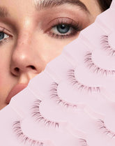 Jiocolor bottom lashes strip with natural look and subtle volume for everyday wear.