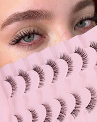 Jiocolor Cat Eye Lashes Wispy ZT20 natural winged look for daily wear