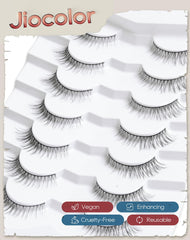 Jiocolor cotton band lashes deliver comfortable all-day wear