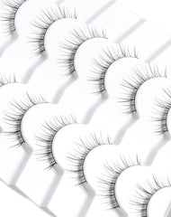 Jiocolor False Eyelashes Natural Look with wispy C curl for subtle enhancement