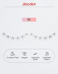 Jiocolor lower lashes wispy strip adds natural enhancement for daytime looks.