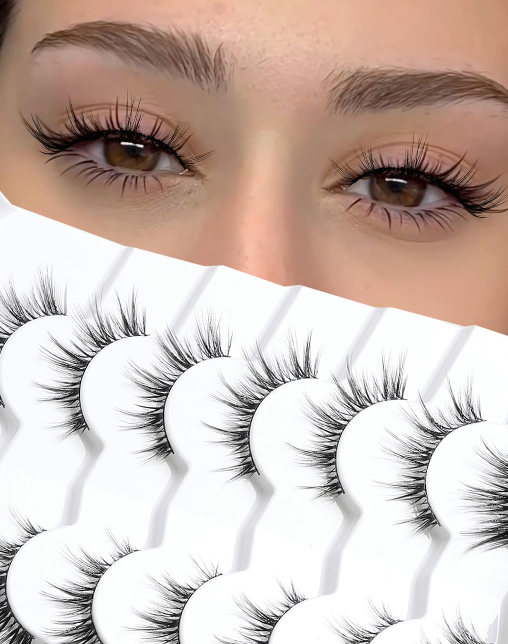 Jiocolor natural lashes lift effect for cat-eye appeal.