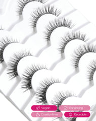 Jiocolor soft adjustable band lashes fit eye shape comfortably