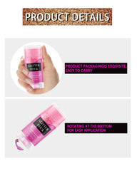 JISKG blue glitter stick with paste design for direct application.