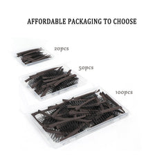 JIUSERLU stainless steel 7-teeth wig clips for durability.