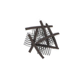 JIUSERLU wig clips 7-teeth brown box for secure wig attachment.