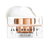 JLO BEAUTY under eye cream jar showing hydrating formula