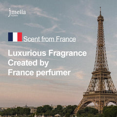 jmella Queen5 conditioner label detail highlighting premium fragrance