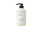 JMella Queen5 Shampoo bottle front showcases premium packaging for daily luxury.
