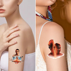 JMYUJX Stranger Things 5 leg designs tattoo great for costume details.