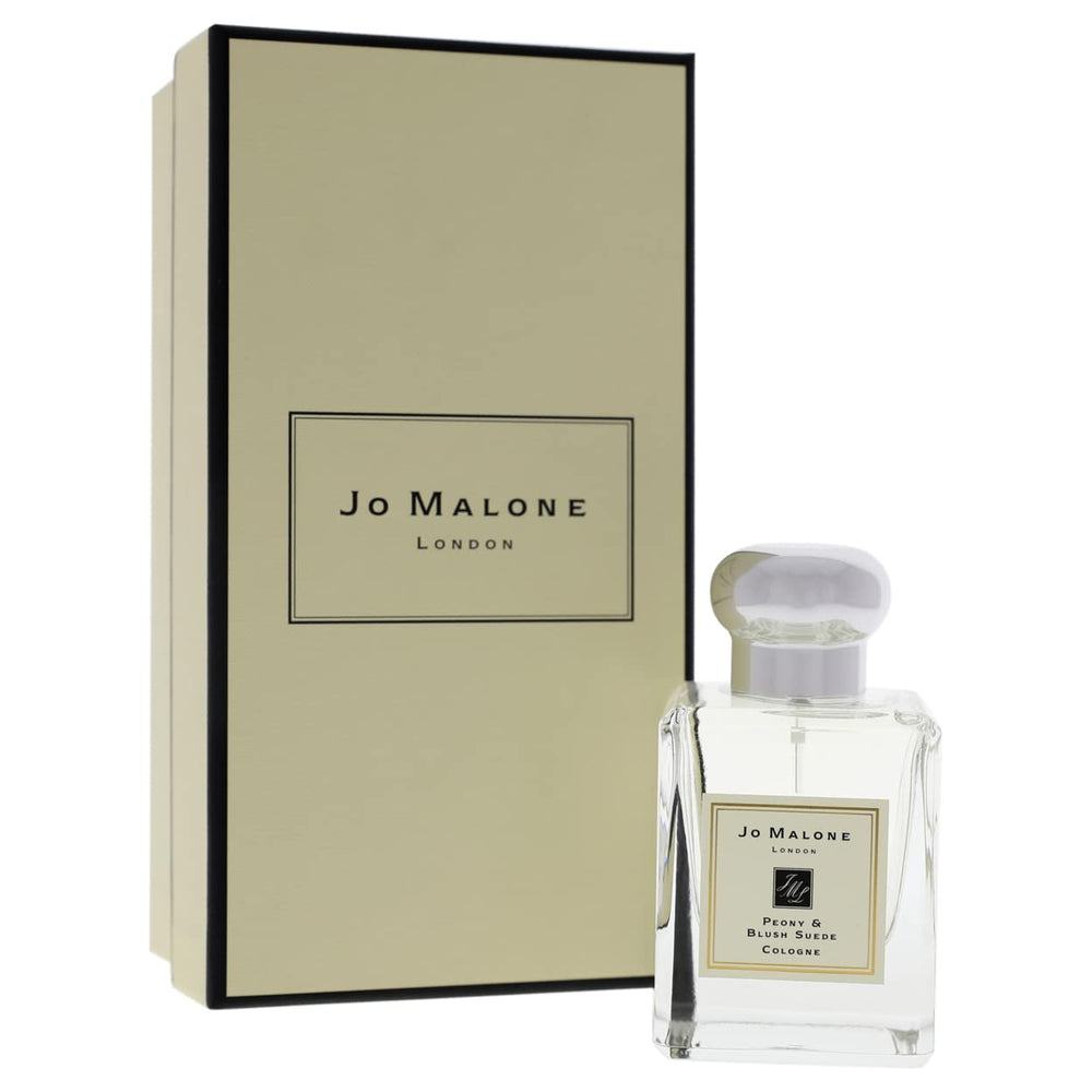 Jo Malone Peony & Blush Suede bottle, elegant daily fragrance.
