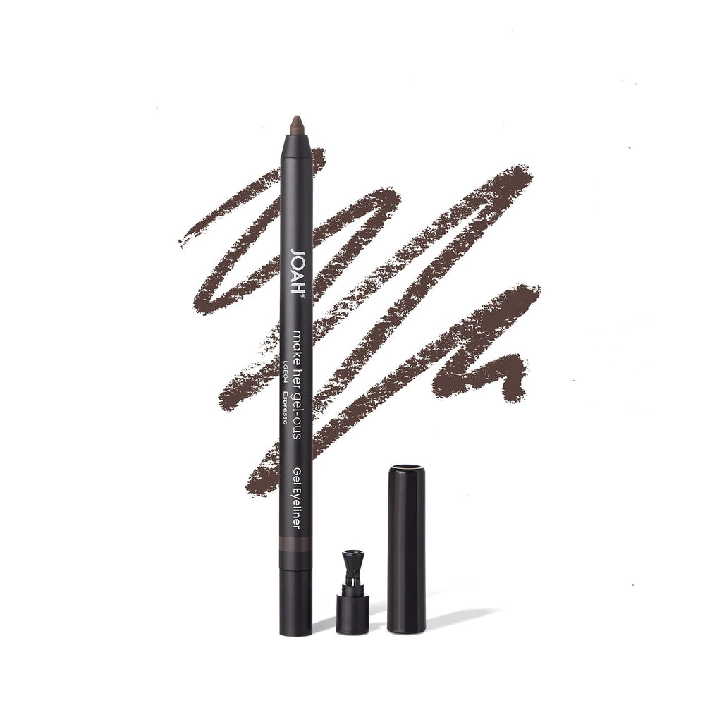 JOAH Make Her Gel-ous Espresso pencil-tip for precise, smudge-resistant lines.