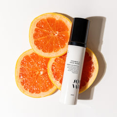 Joanna Vargas Vitamin C Face Wash with Witch Hazel highlights balanced clarifying effect