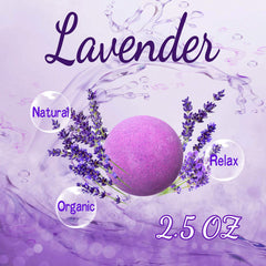 Joanne Arden Organics lavender aromatherapy bath bombs for spa-like home ritual