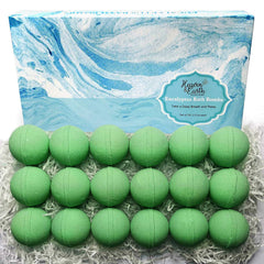 Joanne Arden Organics spearmint eucalyptus bath bombs gift box for refreshing relaxation after workouts