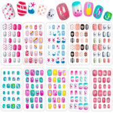 JOAOYO 240-piece kids nail art kit with colorful patterns for imaginative play