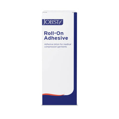 Close-up of JOBST Roll-On Adhesive bottle for easy garment fixation.