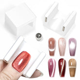 JODSONE 5D cat eye magnet with U-shape for wide, beginner-friendly nail effects.