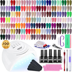 JODSONE 95-bottle gel nail kit for at-home manicures with color variety