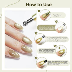 JODSONE detachable ball magnet adds versatile effects beyond standard cat-eye.
