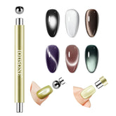 JODSONE cat-eye magnet tool with 6mm cylinder for crisp side light effects on nails.