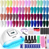 JODSONE gel nail polish 32 colors for versatile at-home nail art