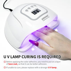 JODSONE LED/UV cure compatibility for quick salon-like results.