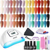 JODSONE gel nail kit with UV light for at home manicures