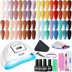 JODSONE gel nail kit with UV light for at home manicures