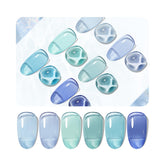 JODSONE six-color jelly gel polish set for versatile at-home manicures