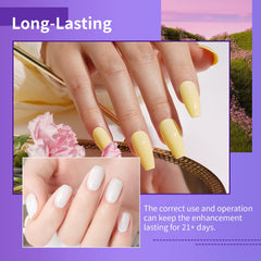 JODSONE base and top coats, 5-bottle pack for lasting shine