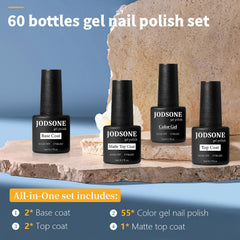 JODSTONE base coat and top coat collection for durable, long lasting manicures.